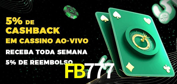 Promoções do cassino ao Vivo FB777